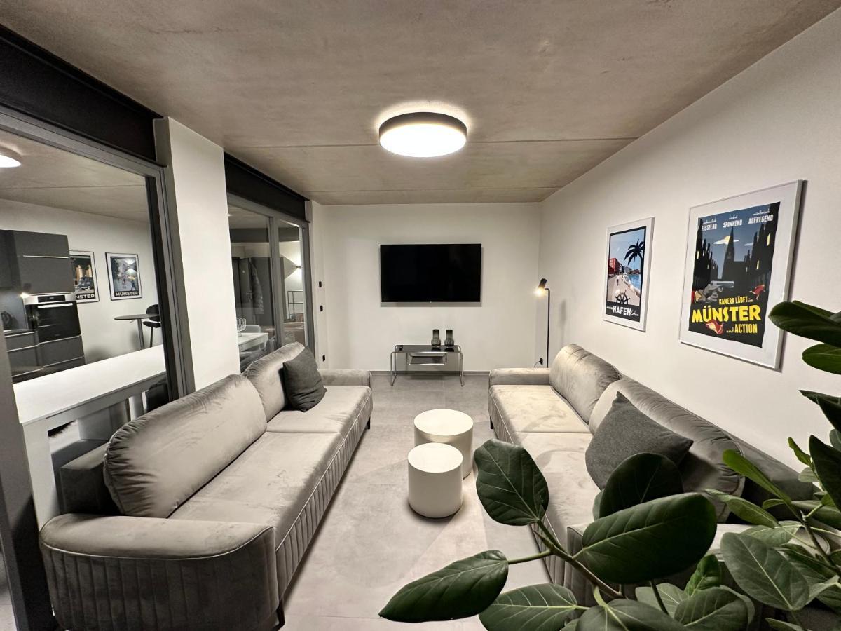 Luxurioeses Apartment Direkt Am Kanal 125 M² - Youpartments Münster Kültér fotó