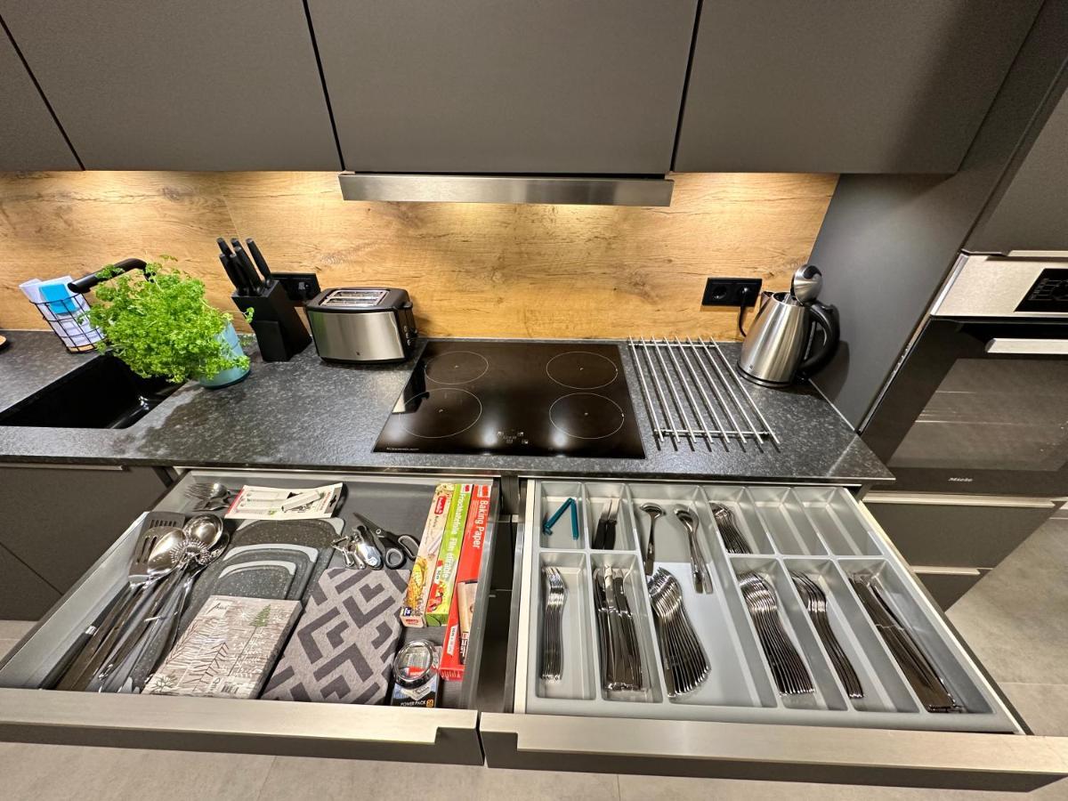 Luxurioeses Apartment Direkt Am Kanal 125 M² - Youpartments Münster Kültér fotó